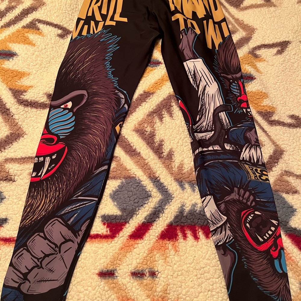 Jiu Jitsu.. 93 brand  Graphic Print leggings men size L